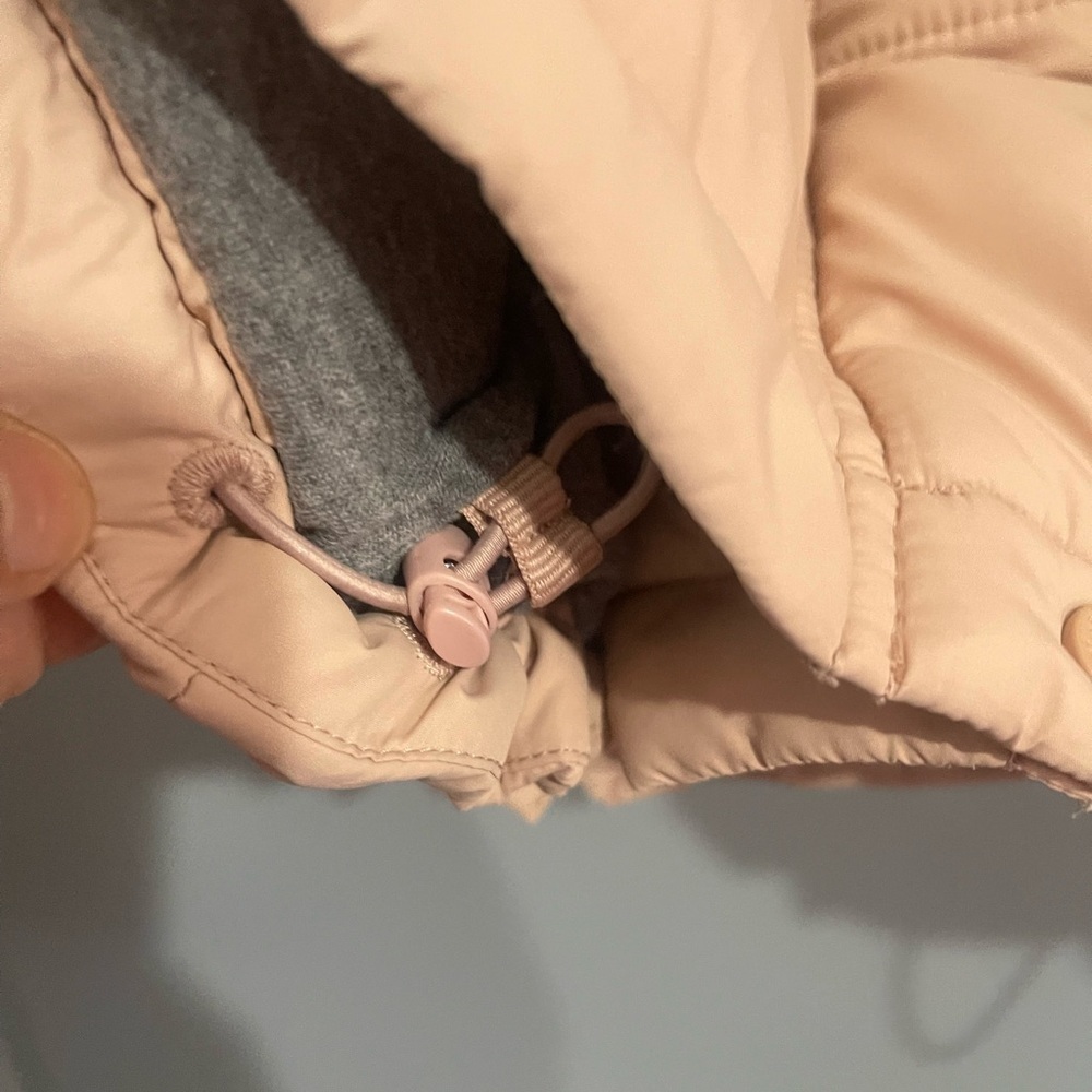 Abercrombie & Fitch Light Pink Quilted Jacket size S - Picture 5 of 10